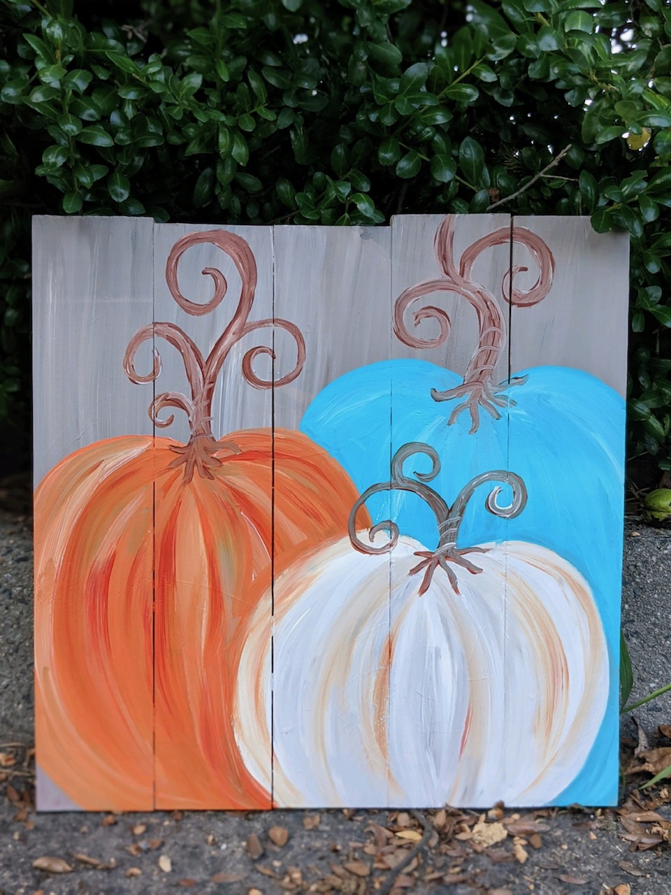 Fall Wooden Pallet Paint Class