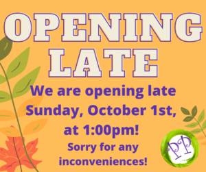 Copy of opening late