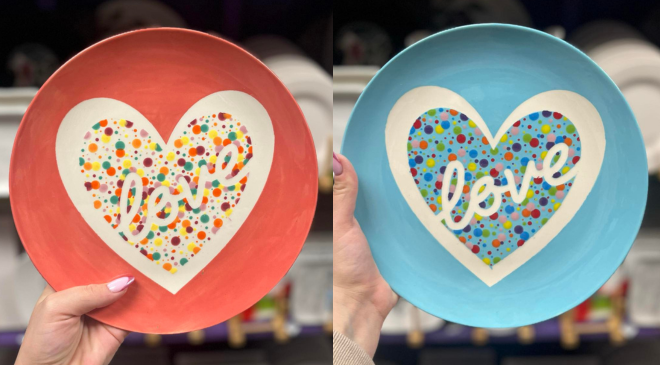 All You Need is Love CERAMIC Paint Class