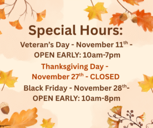 Copy of Thanksgiving hours