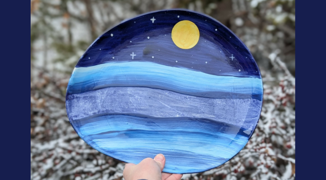 Moonlit Winter Ceramic Class