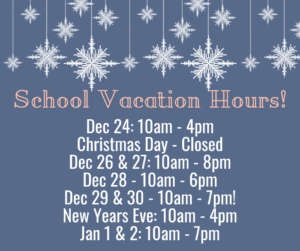 Copy of Xmas hours