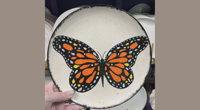Spring Monarch Ceramic Class