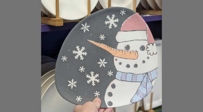 Snowman Ceramic Class