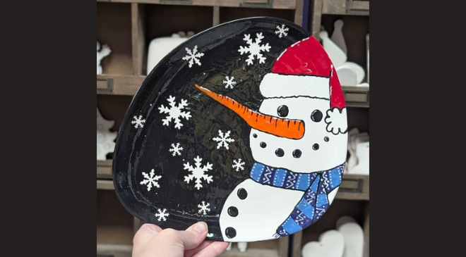 Snowman Ceramic Class
